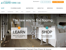 Tablet Screenshot of homeworkscarpetoneoceancity.com